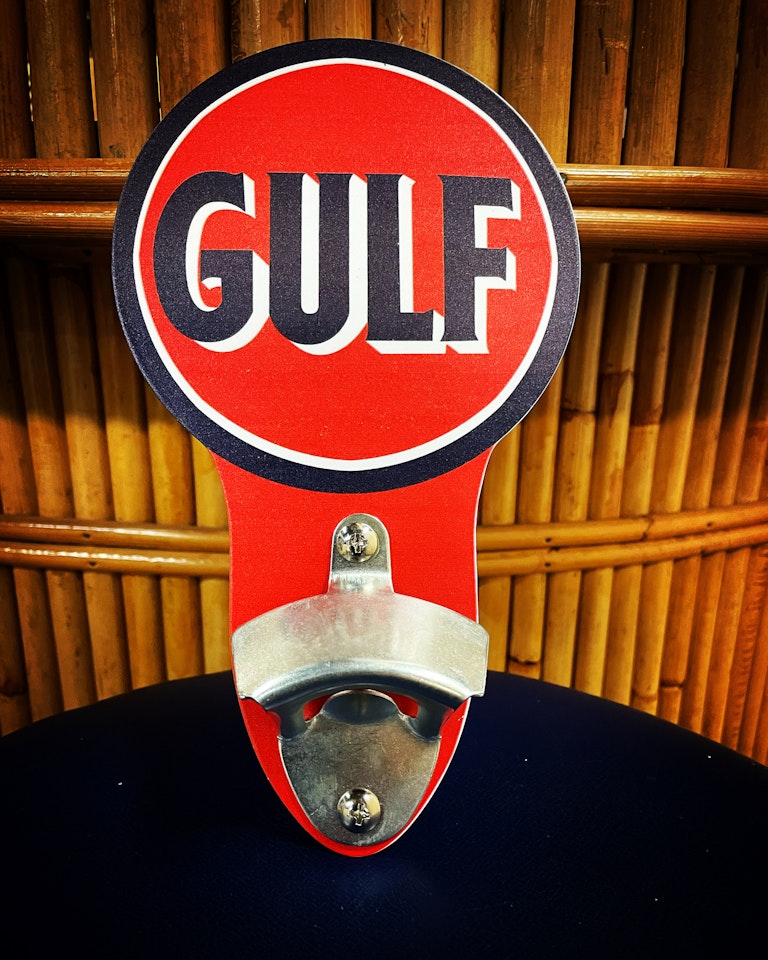 Gulf Flasköppnare för väggmontage