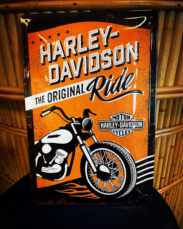 Harley Davidson Plåtskylt