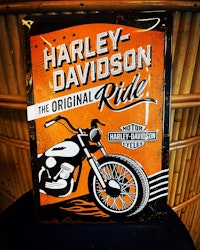Harley Davidson Plåtskylt