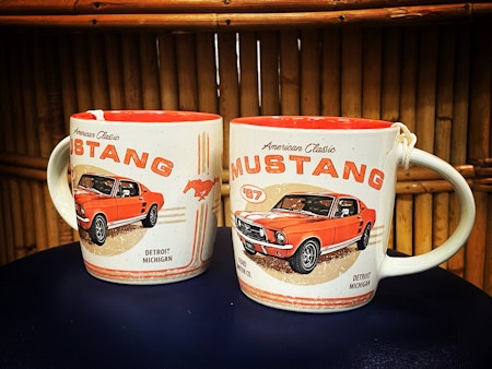 Ford Mustang Red Kaffe-mugg