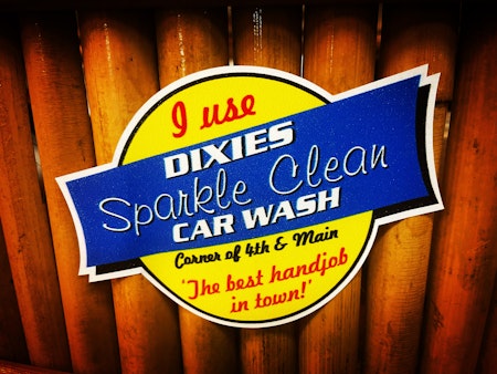 Dixies car wash "Best handjob" Dekal