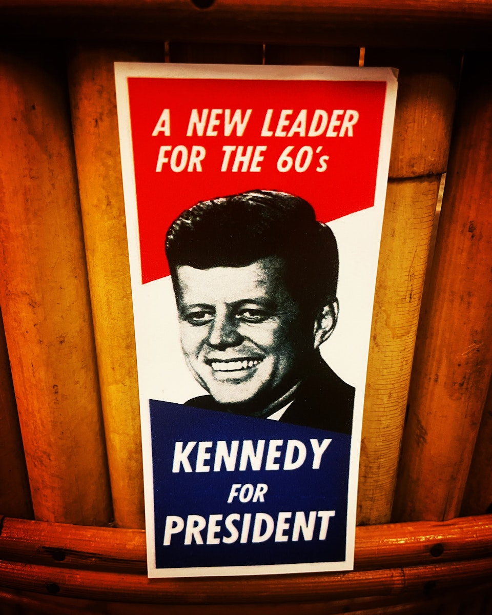 Kennedy for president Dekal