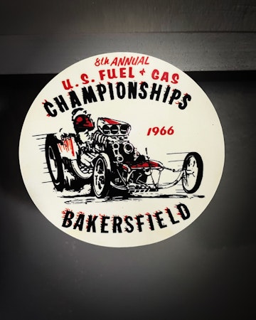 Bakersfield Drag Championships 1966 Dekal