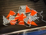 Orange & Racing Flaggspel