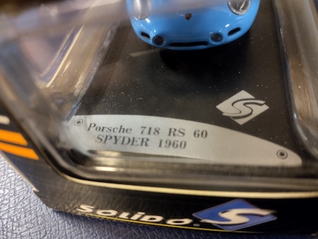 Porsche 718 Spyder 1960