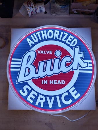 Buick Service Ljusskylt