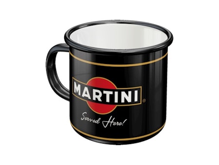 MARTINI Emalj Kaffe-mugg