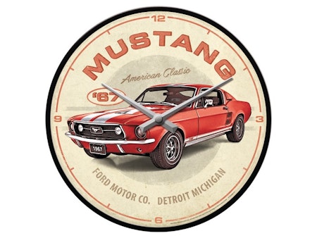 Väggklocka Ford Mustang -67