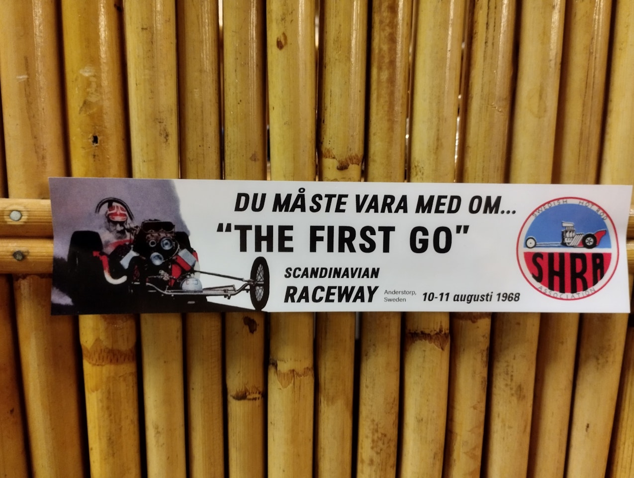 Anderstorp "First Go" Dekal