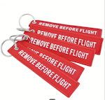 Remove before flight Nyckelring