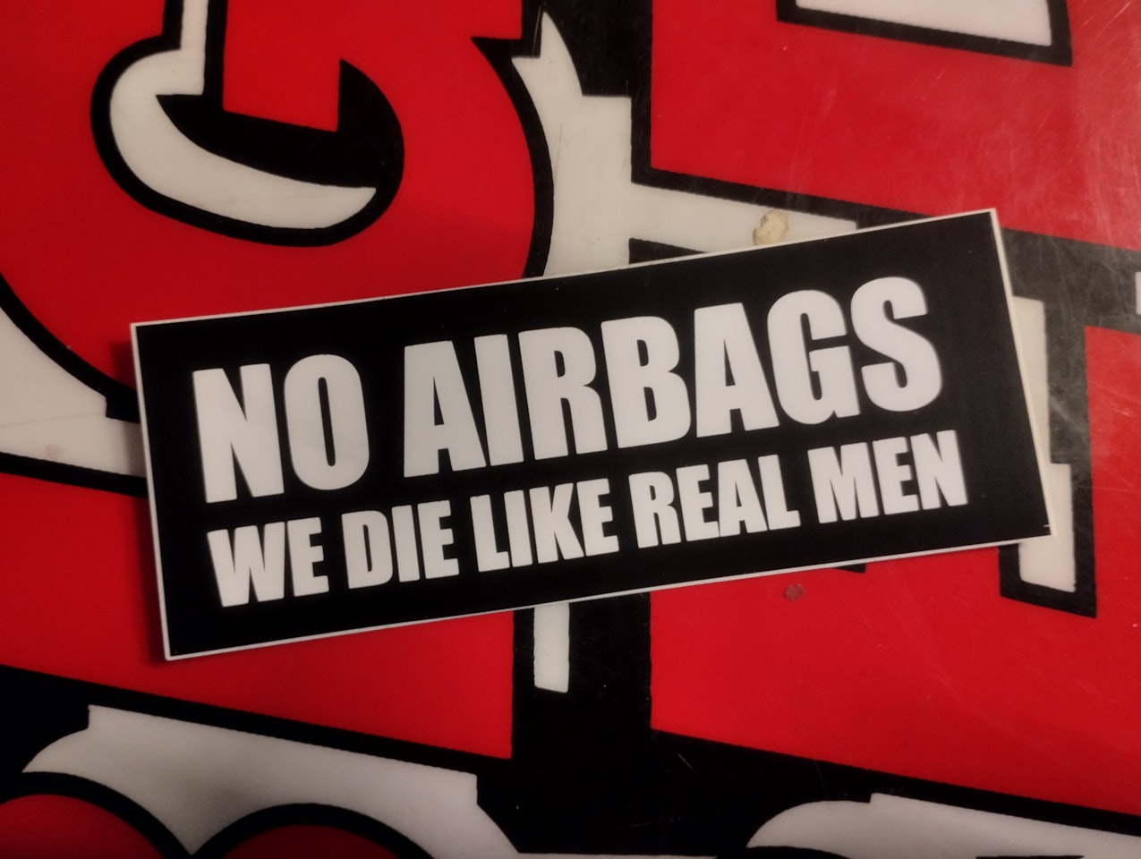 No Airbags dekal