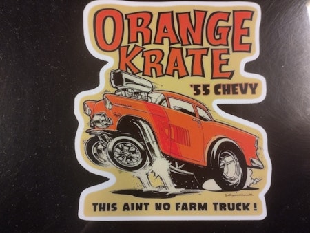 "Orange Krate" dekal
