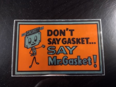 Mr Gasket dekal