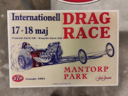 Dragracing Mantorp -70 dekal