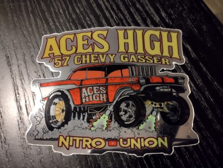 Chevy 57"Aces High" dekal
