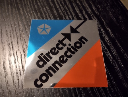 Mopar "Direct Connection" dekal