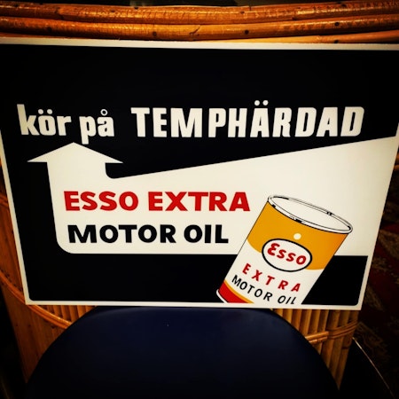 Esso Motoroil Plåtskylt