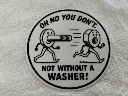 The Washer dekal