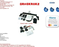 Komplett avtagbar dragkrok med elsats 7polig  BMW 3-Serie  1987 - 1993