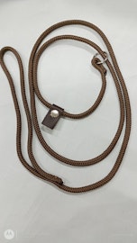 Utställningkoppel 5 mm brun