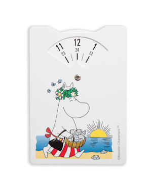 Parking disc Moomin mama at the beach