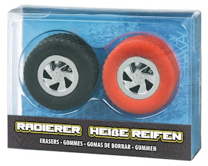 Eraser Tires black/red