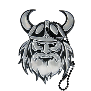 Vikingahuvud, svart