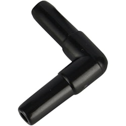 Vinkelkoppling 90° för luftslang 4/6 mm - 10 pack
