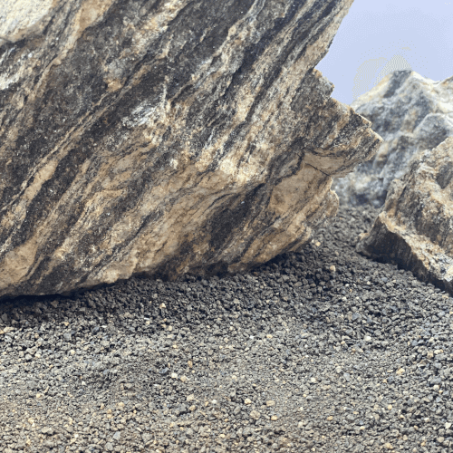 Sten kit - Grey fossil wood rock