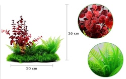 Plastväxt Lush Red 26 cm