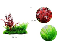 Plastväxt Lush Red 26 cm