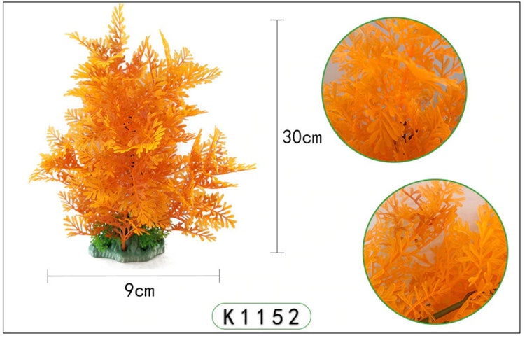 Plastväxt Difformis orange 29 cm