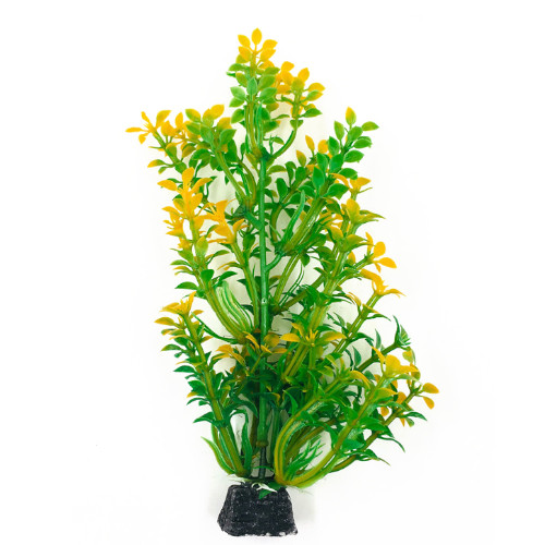 Plastväxt Bacopa grön / gula detaljer 18 cm