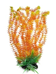 Plastväxt Cabomba orange med grön topp 43 cm