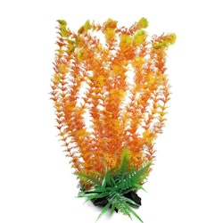 Plastväxt Cabomba orange med grön topp 43 cm