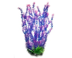 Plastväxt Rotala bonsai blå/lila med rosa detaljer 55 cm