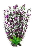 Plastväxt Spikewort grön med lila detaljer 55 cm