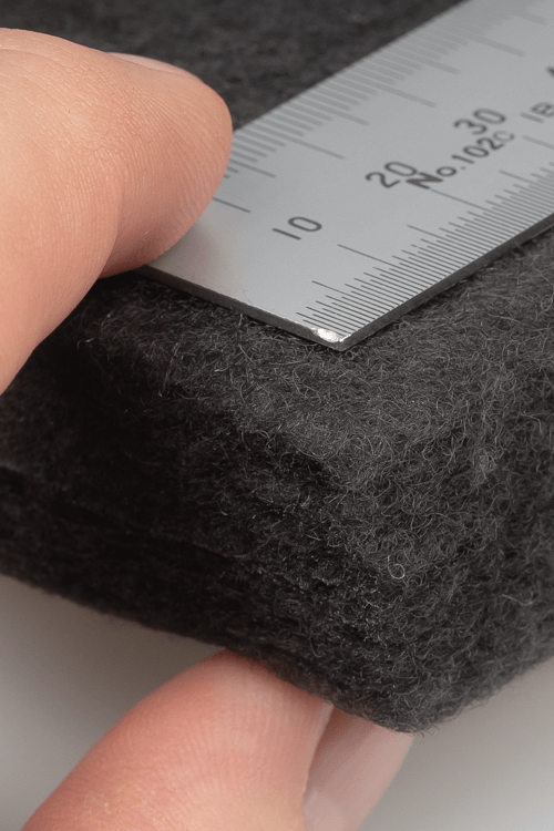 Filtermatta - Svart - Fin bambu - 100x30x3 cm