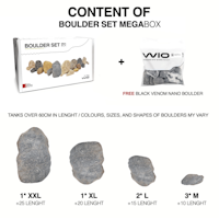 Sten Megakit - Black Venom boulder