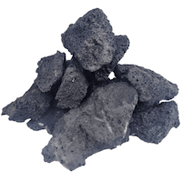 Nano sten - Darwin Black Lava rock