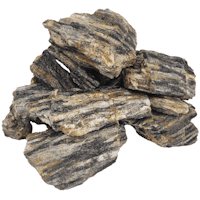 Nano sten - Grey Fossil wood rock