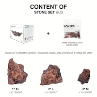 Sten kit - Wild red lava rock