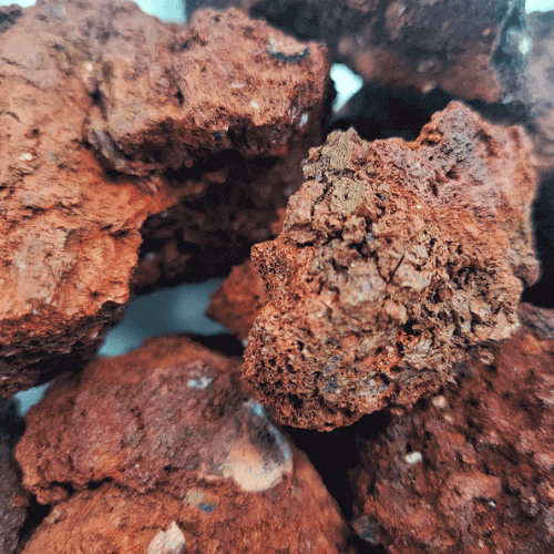 Sten kit - Wild red lava rock