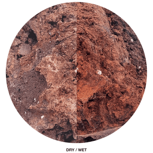 Sten kit - Wild red lava rock