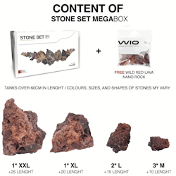 Sten Megakit - Wild red lava rock