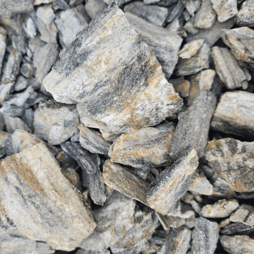 Sten Megakit - Grey fossil wood rock