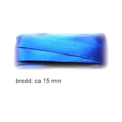 Satinband - ca 15 mm gul eller blå