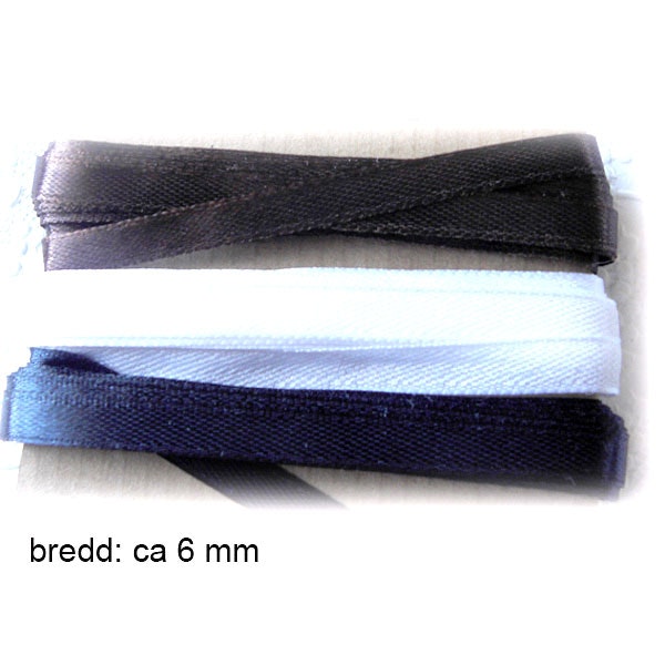 band 6 mm brun vit mörkblå