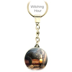 Nyckelring - häftig katt av Lisa Parker - Witching Hour