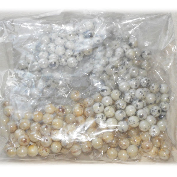 ca 530 st pärlor - ca 5 - 27 mm - akryl- och glaspärlor
